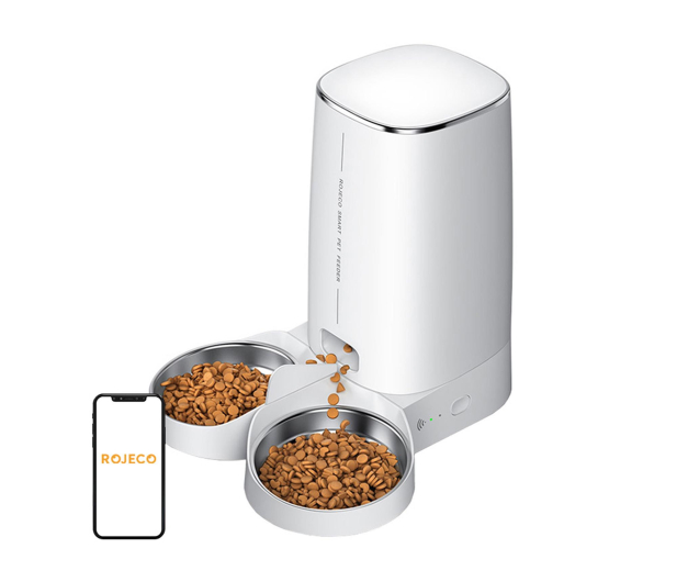 Rojeco INTELIGENTNY DOZOWNIK KARMY 4L AUTOMATIC PET FEEDER WIFI VER - 1514979 - zdjęcie 5